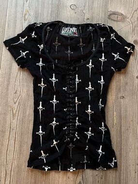 ISO ★ Lip Service RS Mesh Dagger Top
